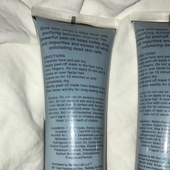 SpaLife Peel-Off Charcoal Mask (set of 2) - Picture 5 of 9